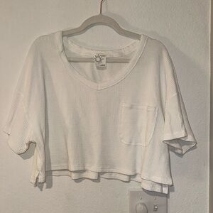 Offline Waffle Crop Tee